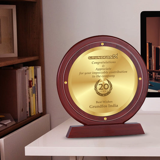 Elegant Custom MDF Memento with 24K Gold Foil