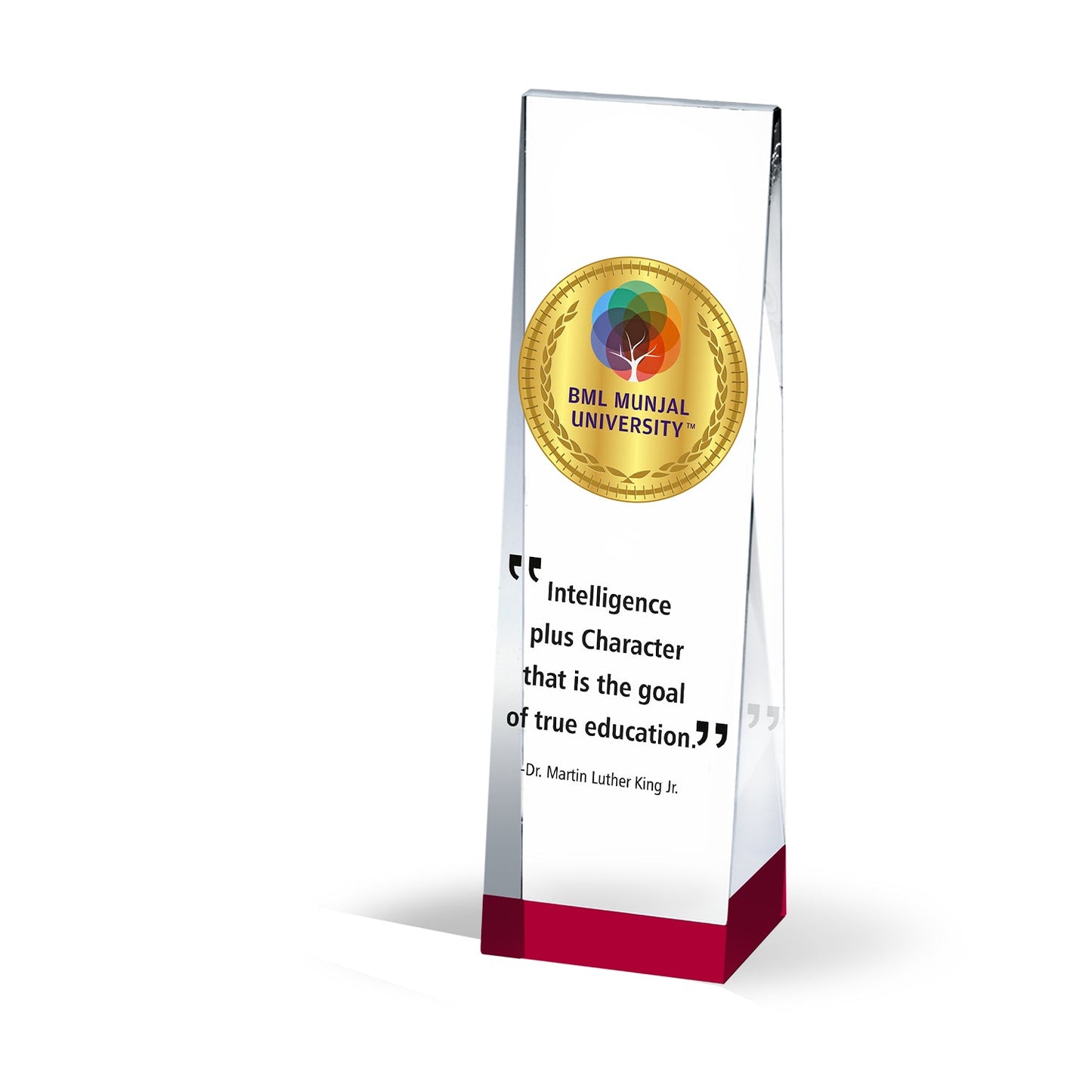 Elegant Customized Acrylic Trophy for Corporate Gifting