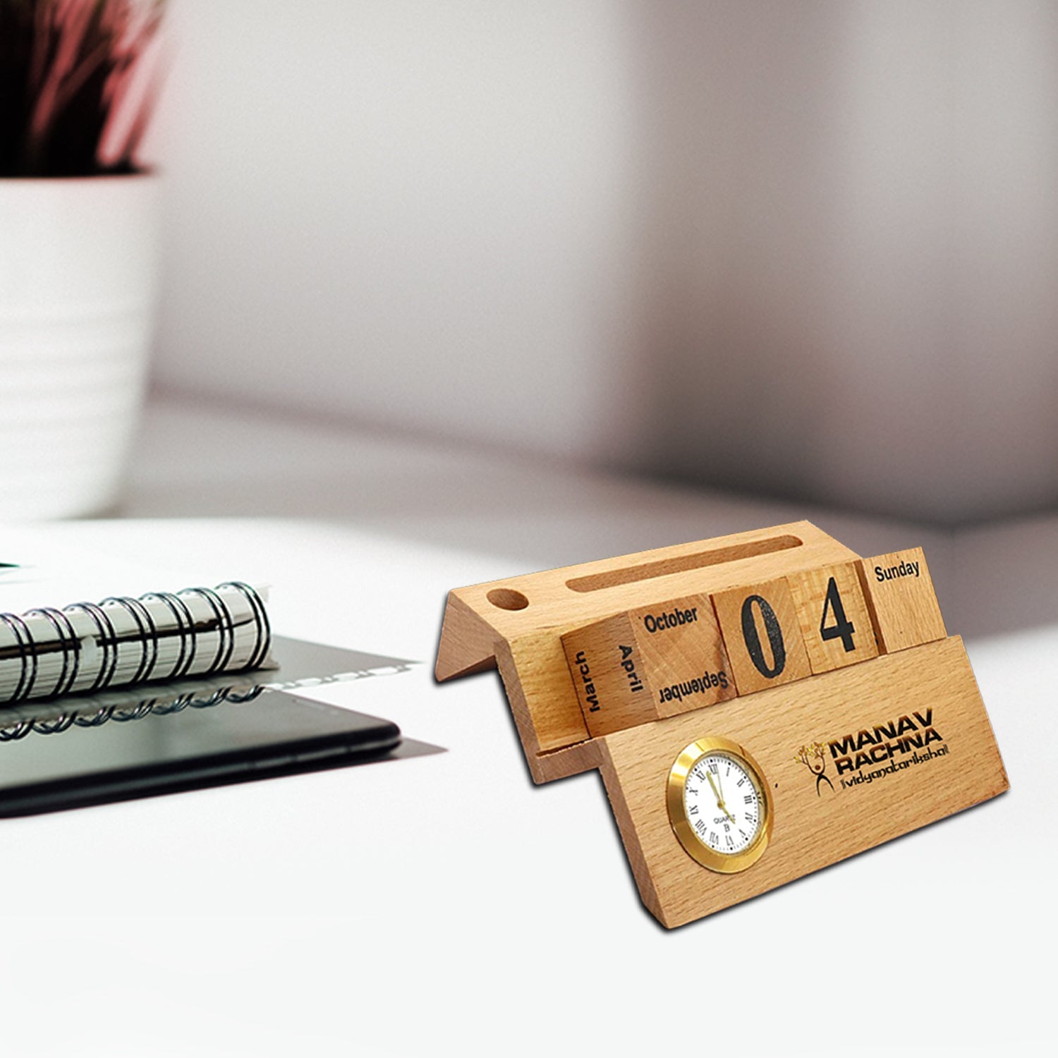 Elegant Customized Calendar & Watch | Corporate Gift