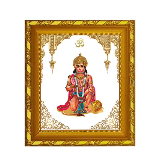 Elegant Gold Hanuman Photo Frame - Perfect Decor