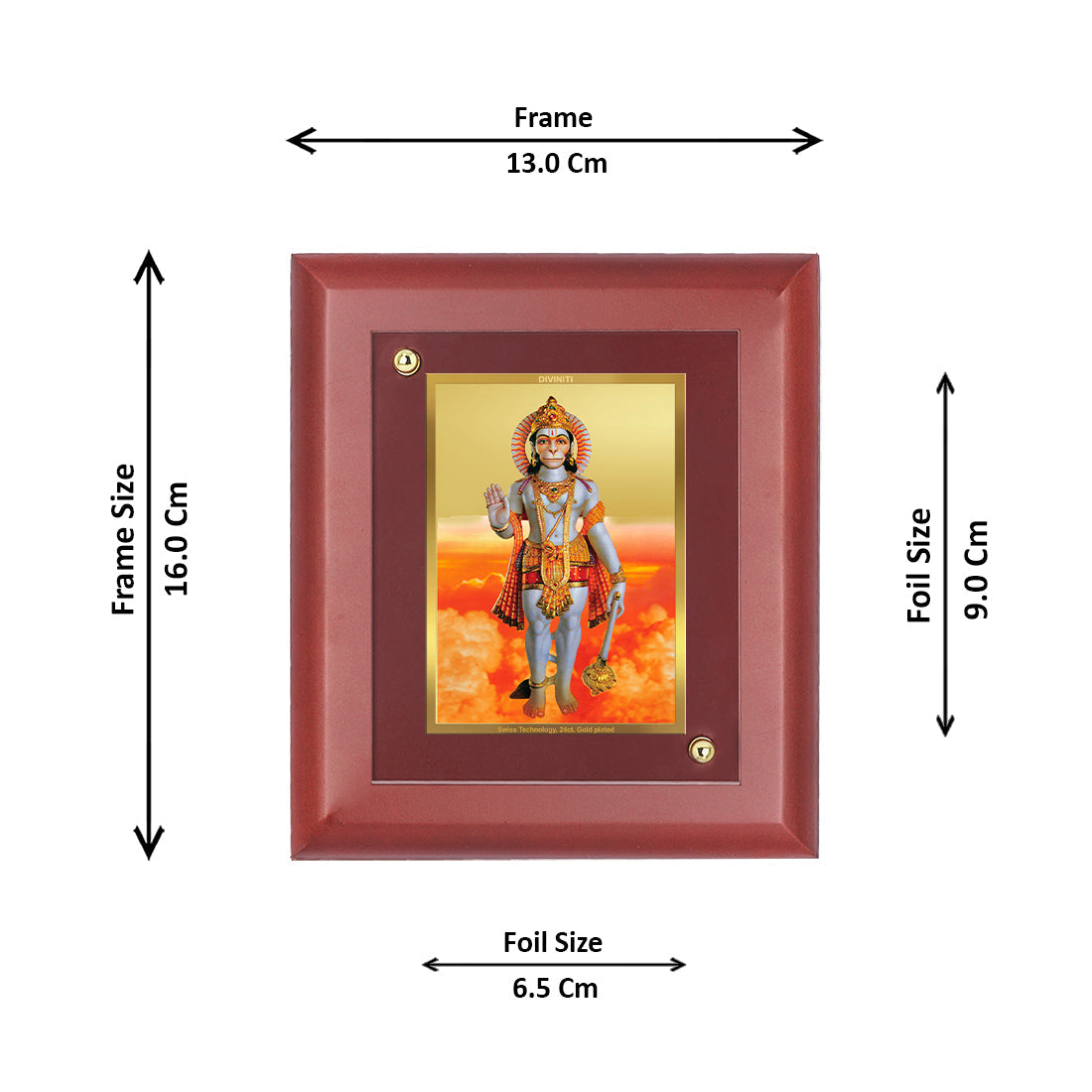 Elegant Hanuman Photo Frame for Home Decor