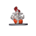 DIVINITI 999 Silver Plated Pagdi Ganesha Idol For Car Dashboard, Home Decor, Table, Gift (7 X 7 CM)