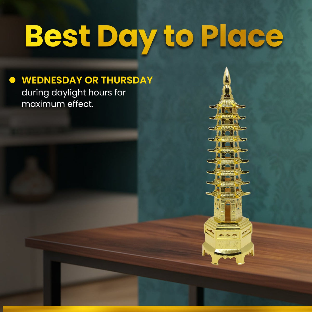 Feng Shui Education Tower Metal