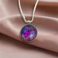 Galaxy Purple Crystal Pendant