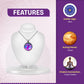 Galaxy Purple Crystal Pendant