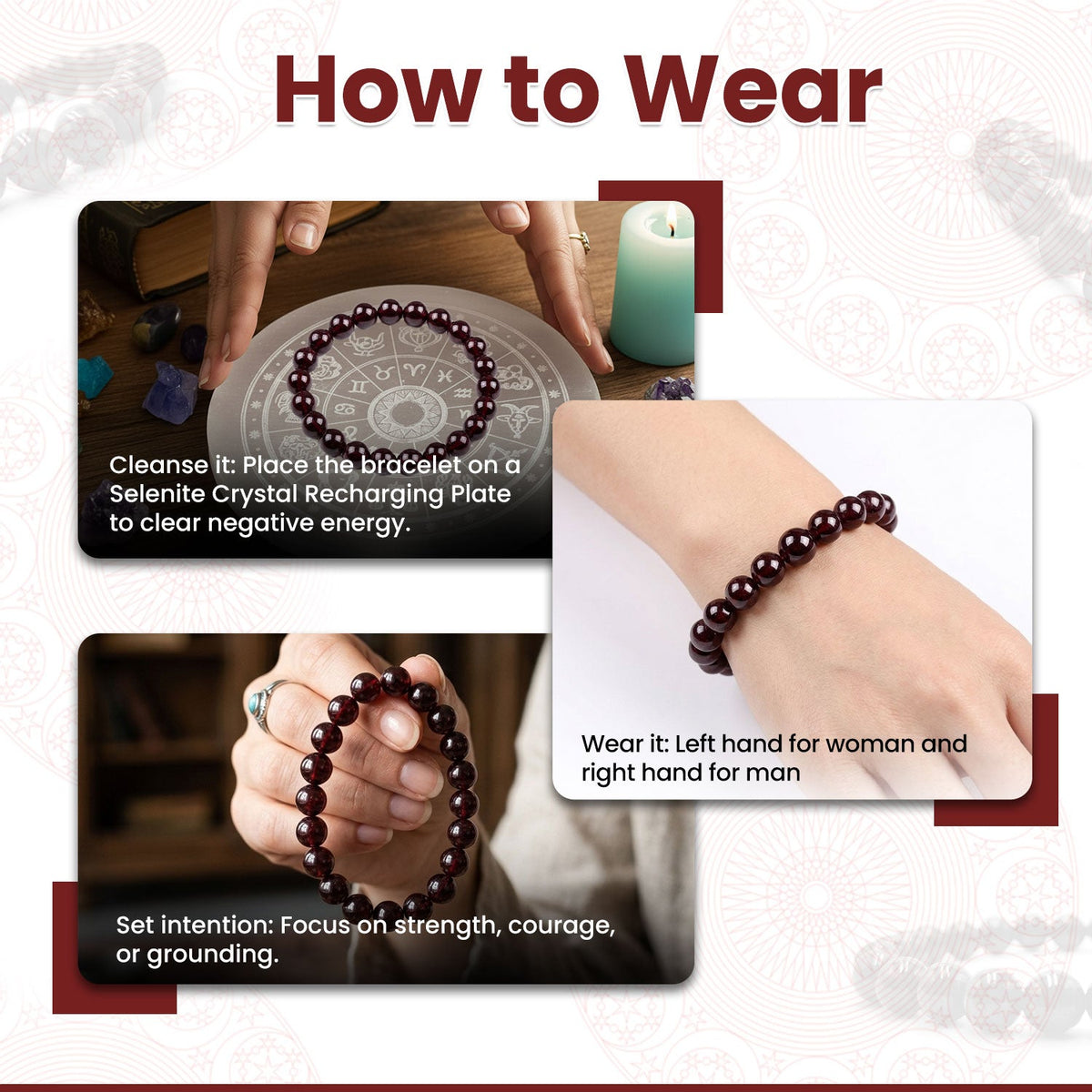 Garnet Bracelet