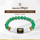 Zodiac Crystals Combination Bracelet Collection with 12 Constellation Signs