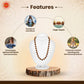 Gold Plated Panchmukhi Rudraksha Mala