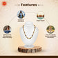 Gold Plated Rudraksha Mala For Women