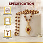 Gold Plated Shankh Rudraksha Mala