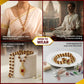 Gold Plated Shankh Rudraksha Mala