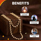 Golden Cap Tulsi Mala – Spiritual Protection & Positive Energy