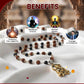 Golden Bajrangbali Meditation Karungali Rudraksha Mala