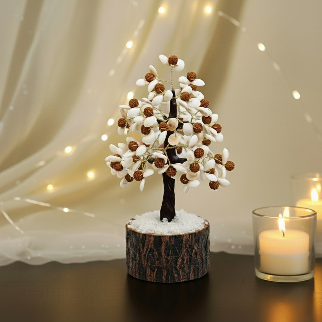 Gomti Chakra Rudraksha Tree - 100 Beads