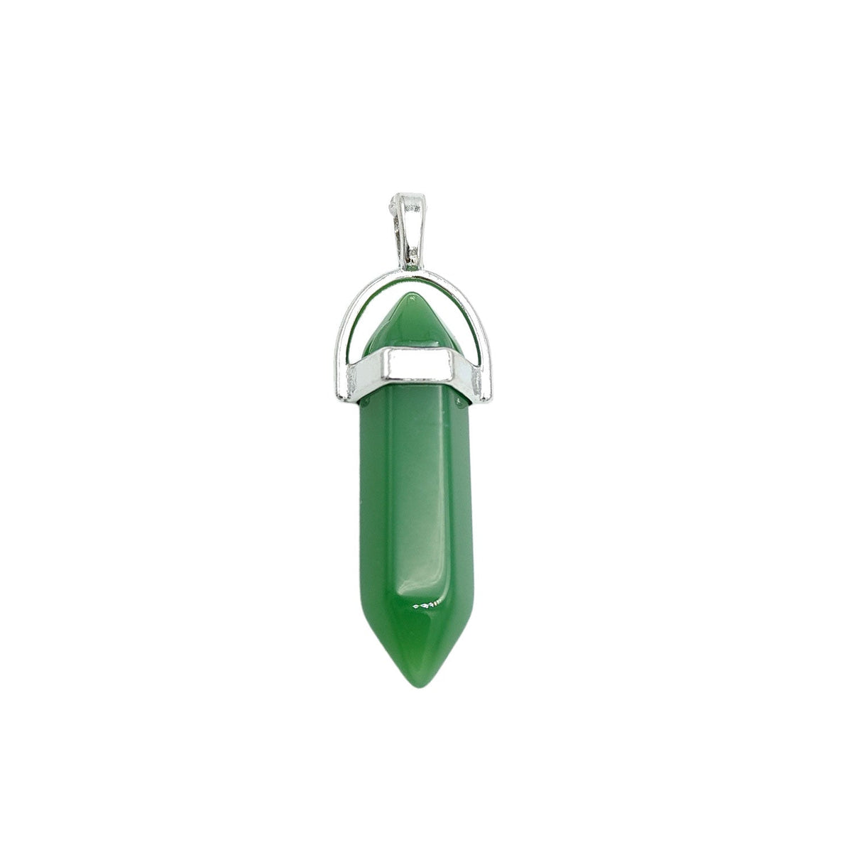 Green Jade Crystal Candle Pendant
