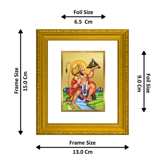 Hanuman with Parvat Gold Photo Frame | Buy Online