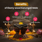 Original Karungali Mala (108 Beads), Govt. Certified Ebony Wood