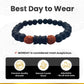 Karungali Rudraksha Damru Bracelet