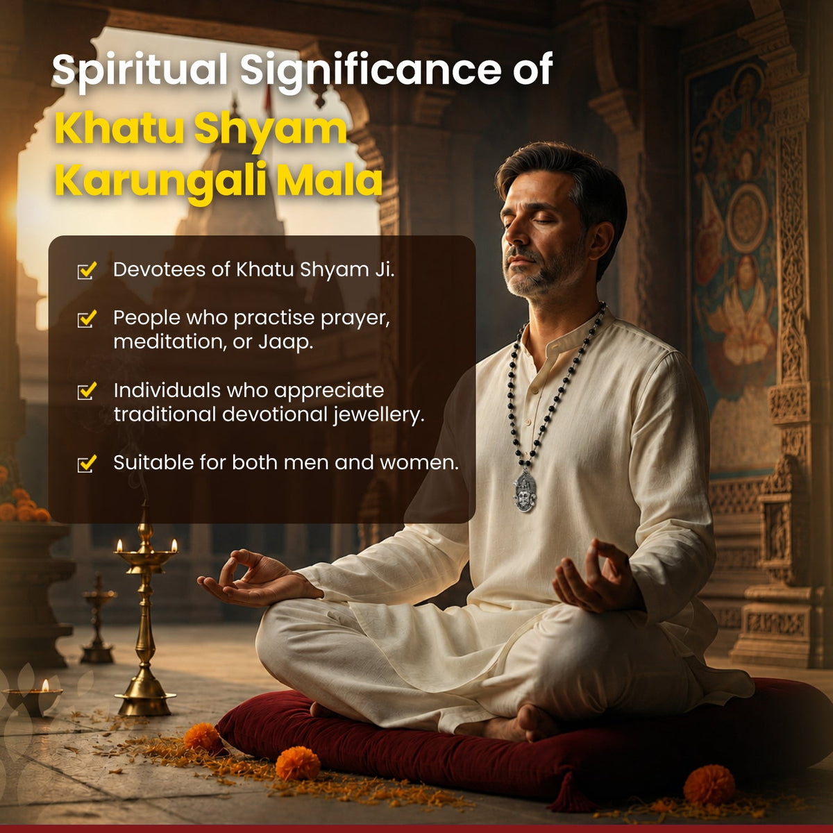 Khatu Shyam Karungali Mala