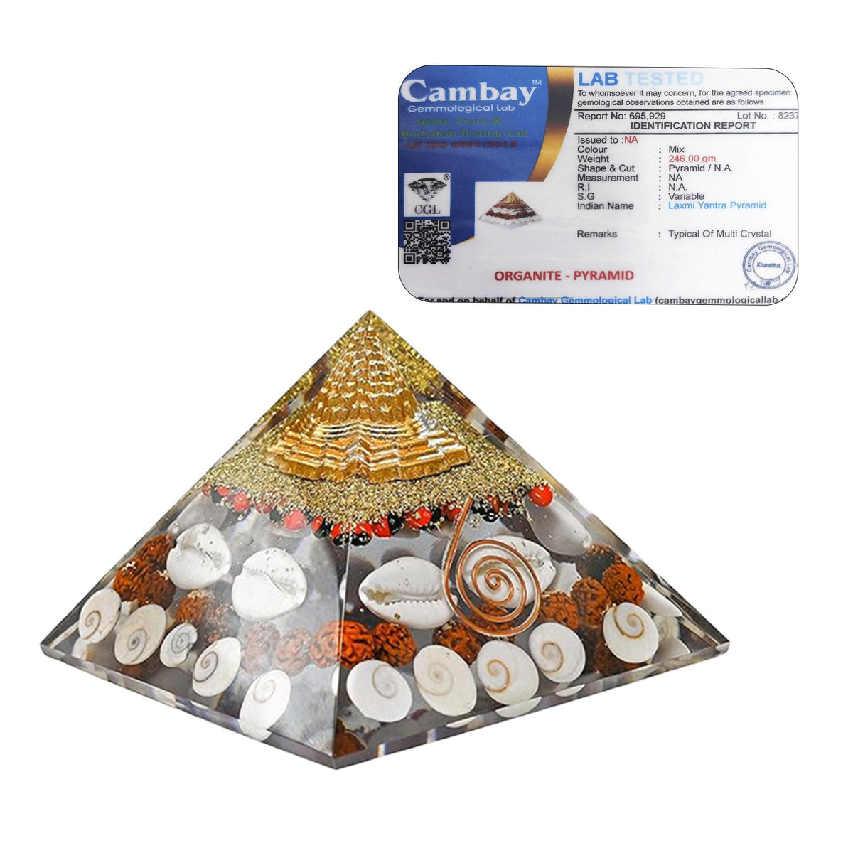 Laxmi Pyramid Crystal