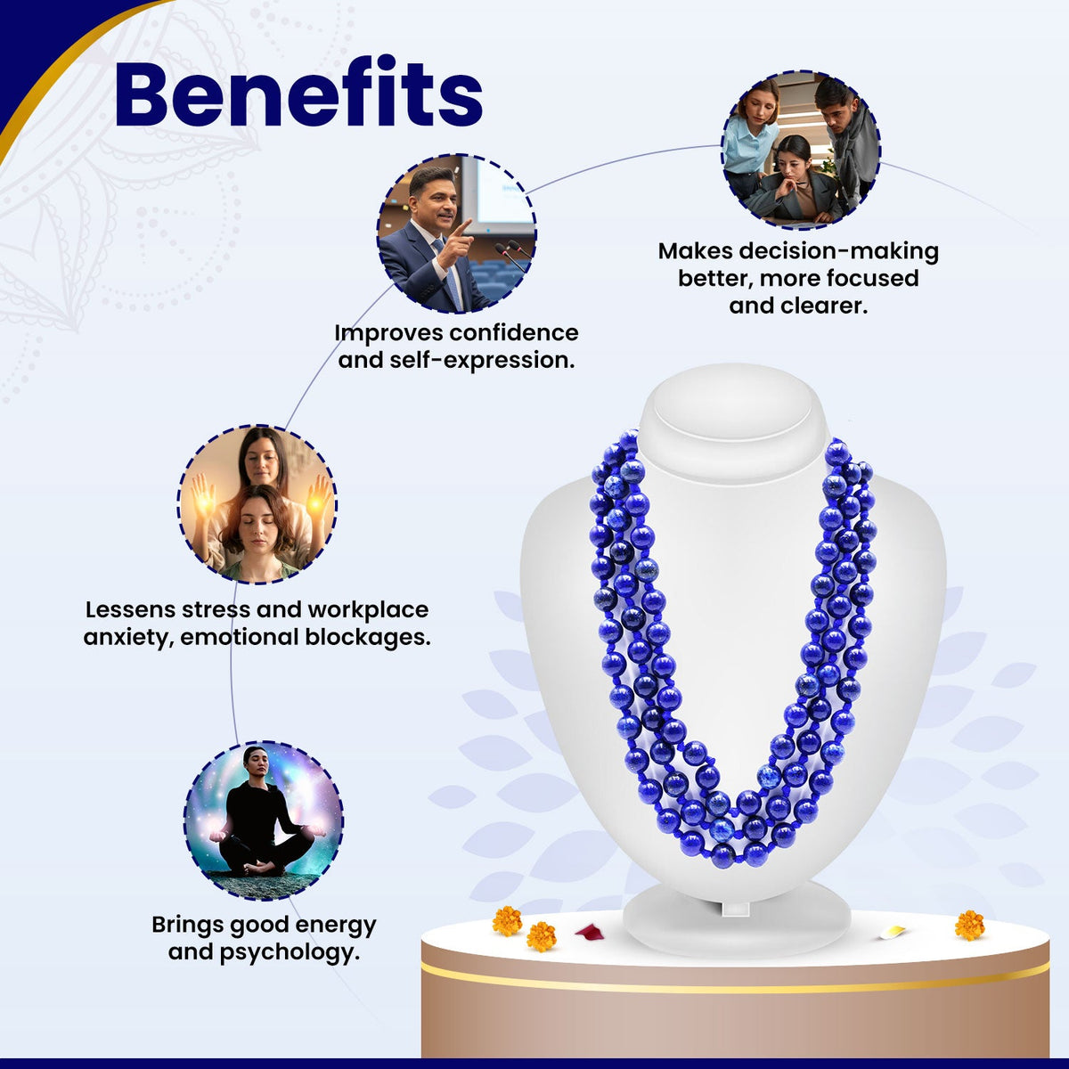 Lapis Lazuli Beads Mala