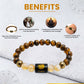 Leo (सिंह राशि) Zodiac Tiger Eye & Citrine Crystal Bracelet