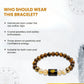 Leo (सिंह राशि) Zodiac Tiger Eye & Citrine Crystal Bracelet