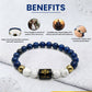 Libra (तुला राशि) Zodiac Lapis Lazuli & Howlite Crystal Bracelet
