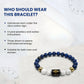 Libra (तुला राशि) Zodiac Lapis Lazuli & Howlite Crystal Bracelet
