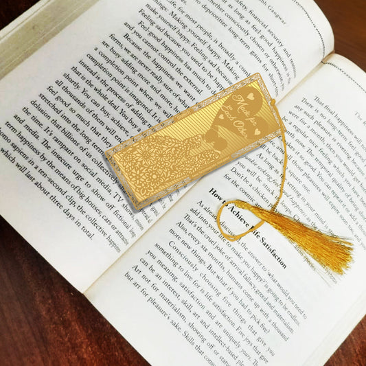 Luxury 24K Gold Plated Bookmark