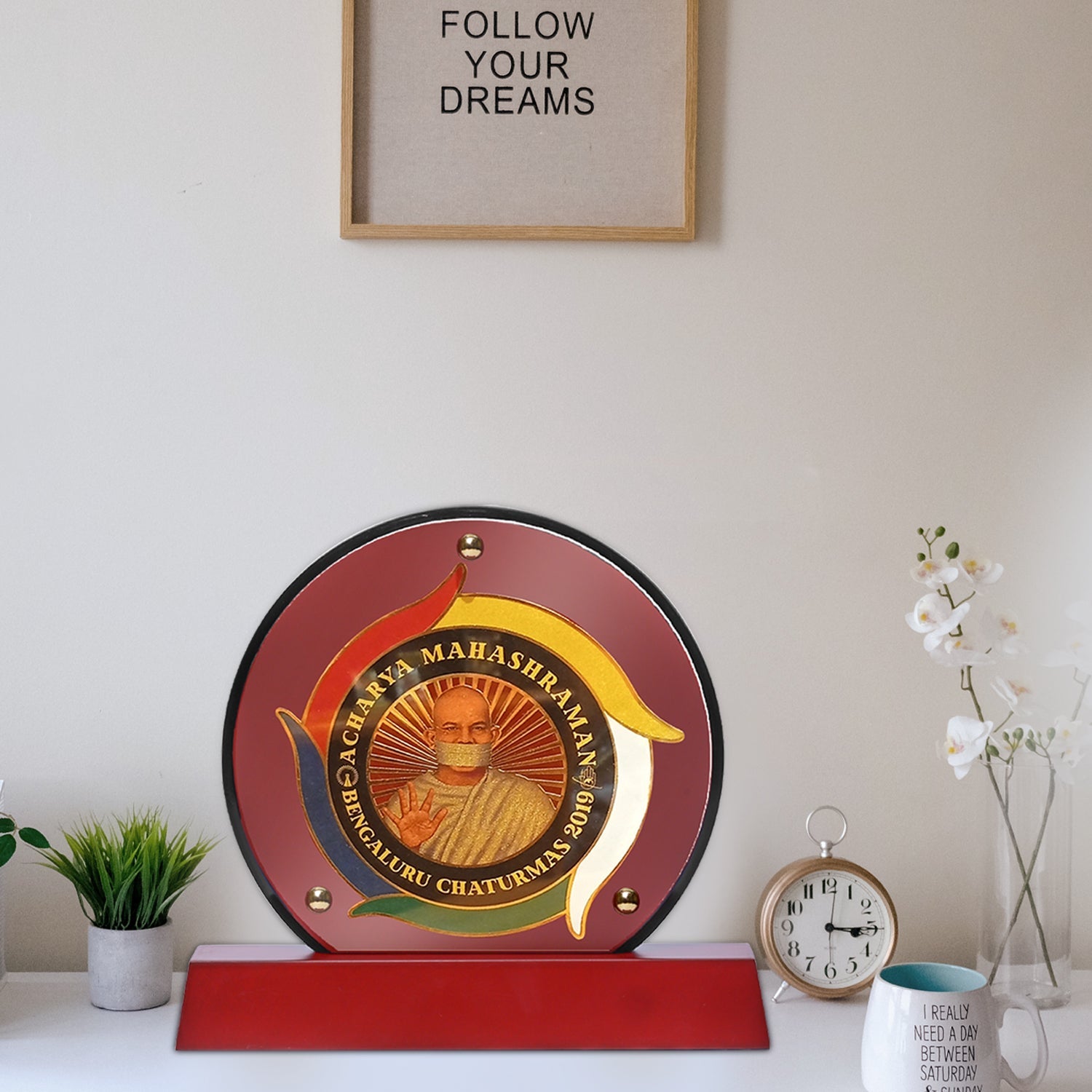 MDF Memento with 24K Gold Foil: Custom Corporate Gift