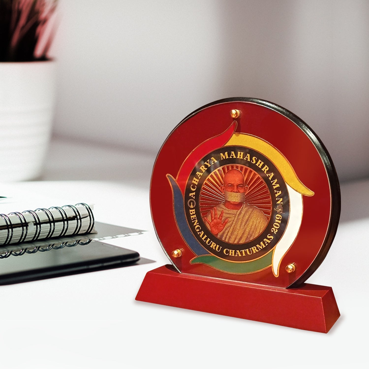 MDF Memento with 24K Gold Foil: Custom Corporate Gift