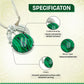 Malachite Round Crystal Pendant