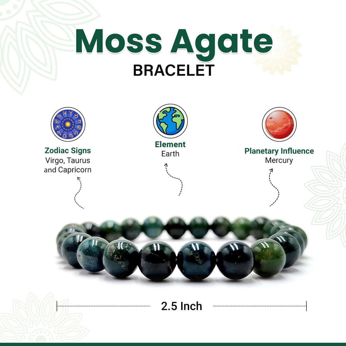 Moss Agate Bracelet