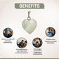 Mother of Pearl Heart Crystal Pendant
