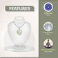 Mother of Pearl Heart Crystal Pendant