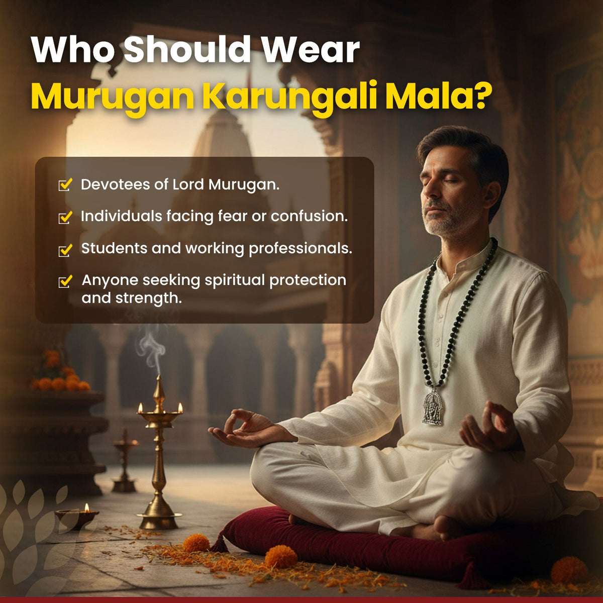 Murugan Karungali Mala