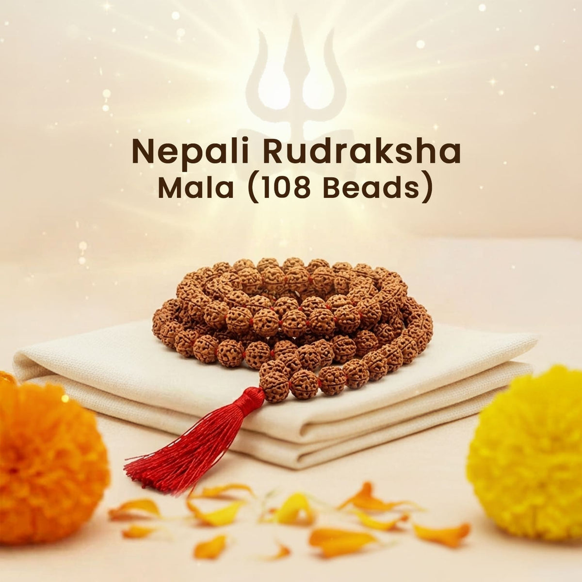 Nepali Rudraksha Mala (108 Beads)
