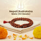 Nepali Rudraksha Mala (54 Beads)