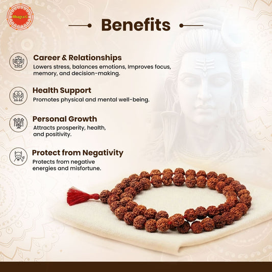 Nepali Rudraksha Mala (54 Beads)