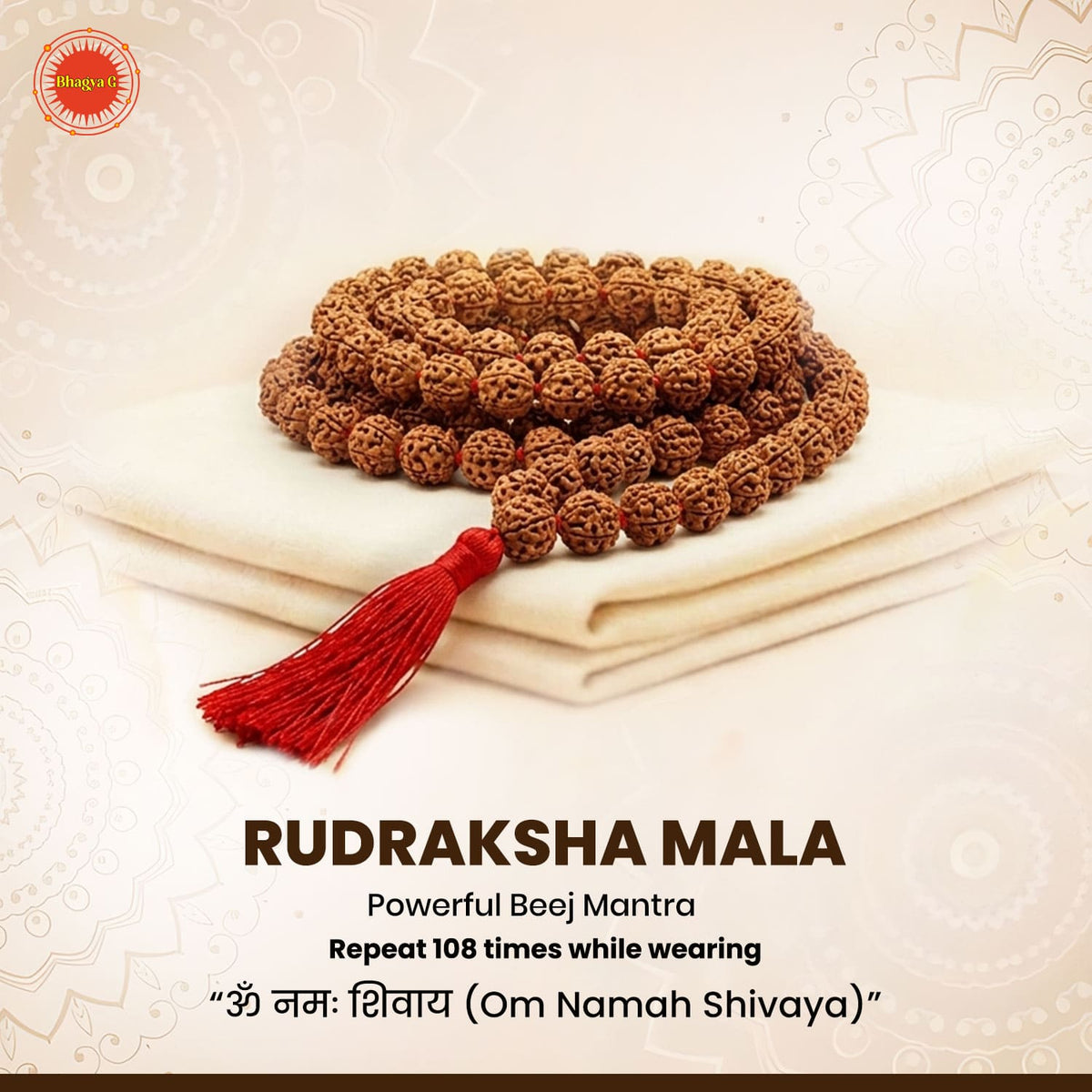Nepali Rudraksha Mala (108 Beads)