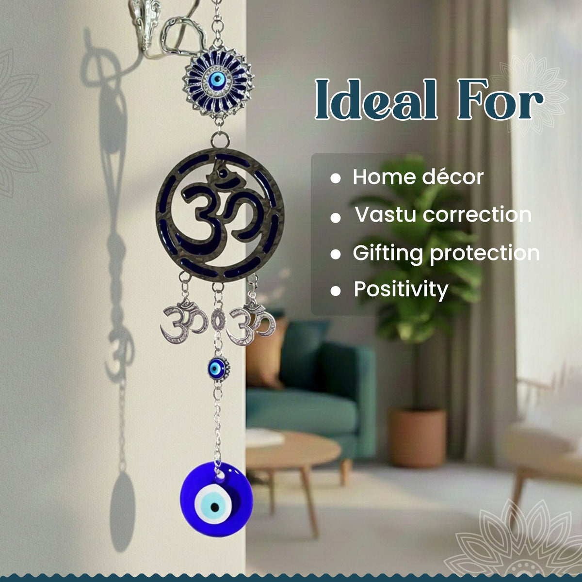 Om Evil Eye Hanging