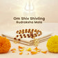Om Shiva Shivling Rudraksha Mala
