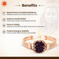 Panchmukhi Rudraksha Brass Bracelet