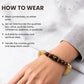 Pisces (मीन राशि) Zodiac Citrine & Tiger Eye Crystal Bracelet