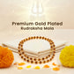 Premium Gold Plated Rudraksha Mala