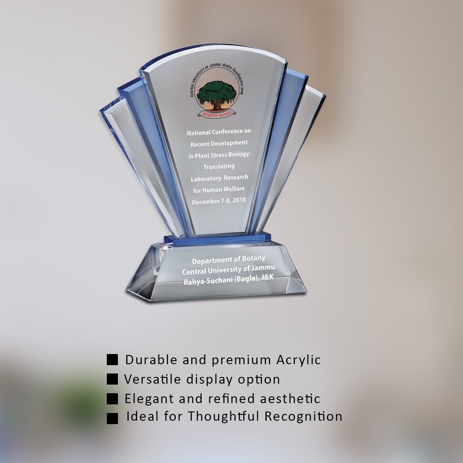 Premium Acrylic Trophy - Ideal Corporate Gift