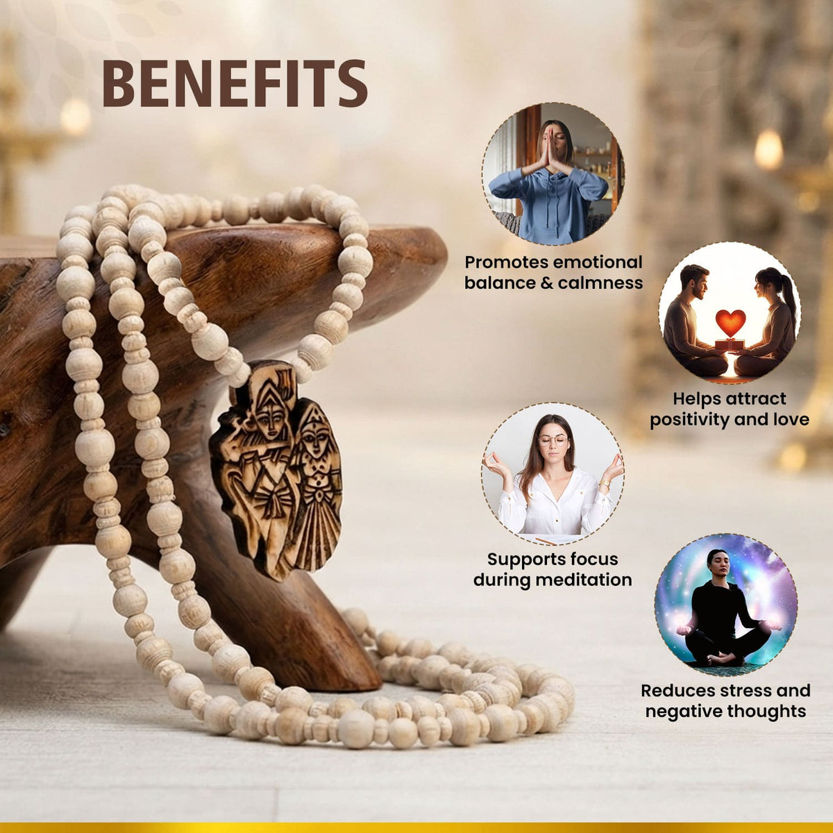 Radha Krishna Tulsi Mala