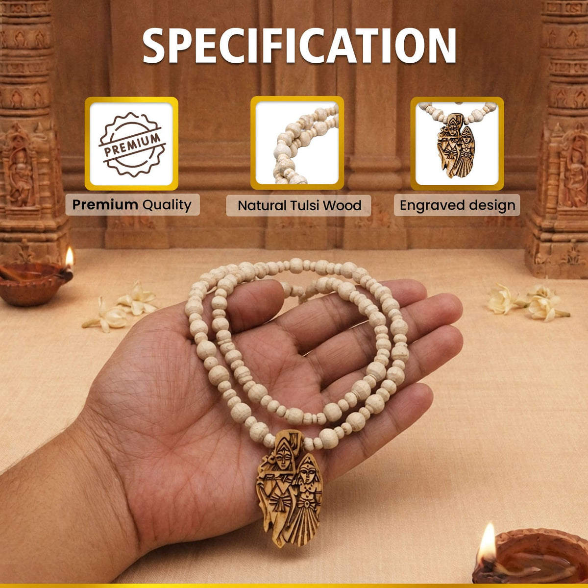 Radha Krishna Tulsi Mala