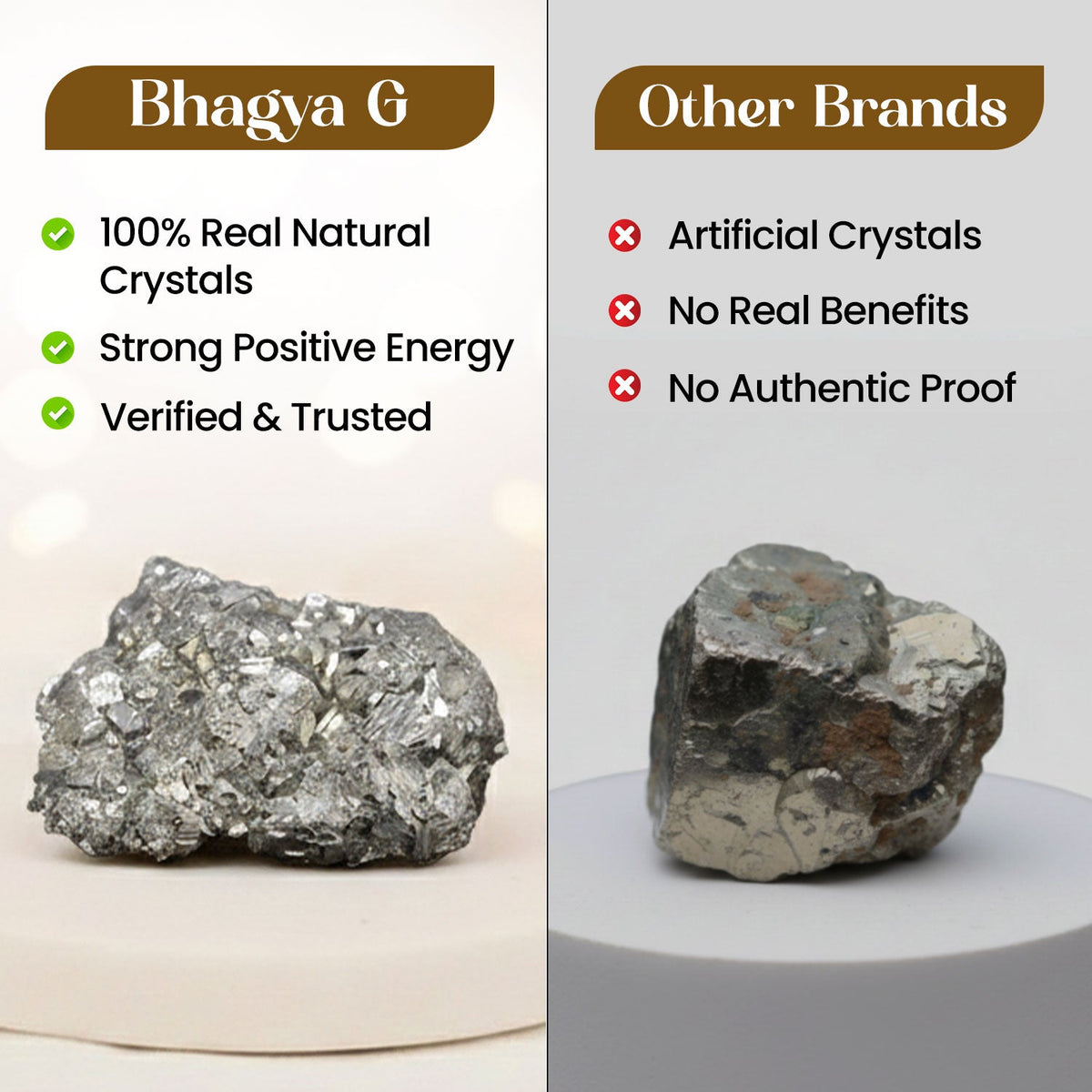 Raw Pyrite Crystal Stone (Chispa)
